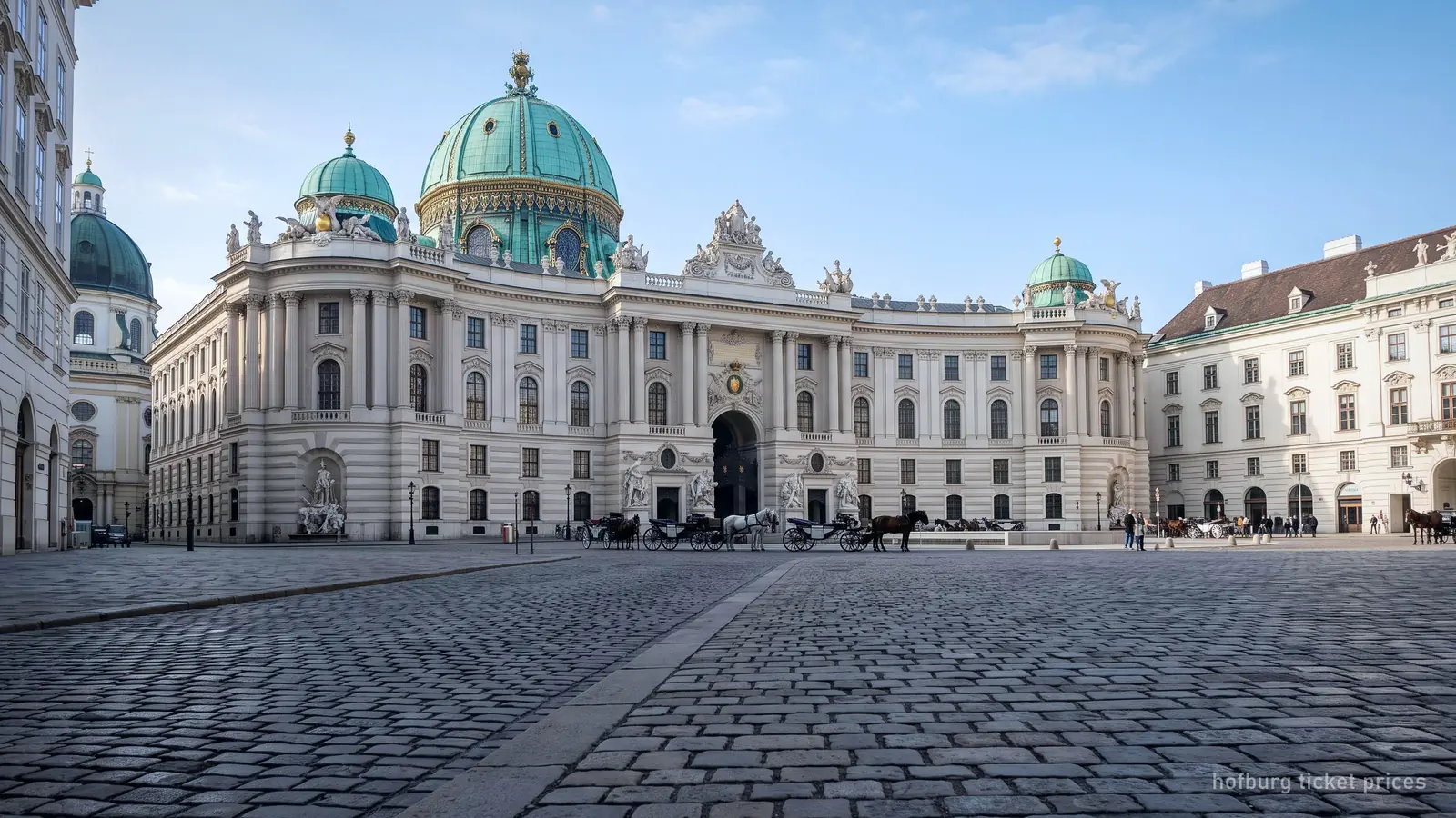 The domed Michaelertor gateway of the Hofburg, Vienna, seen from Michaelerplatz